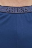 Бавовняна піжама Guess однотонна колір блакитний Бавовняна піжама Guess однотонна колір блакитний