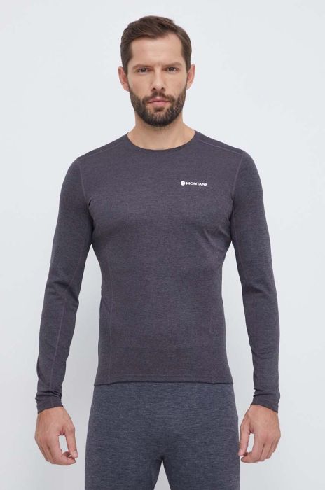 Функціональний лонгслів Montane Dart колір сірий Функціональний лонгслів Montane Dart колір сірий