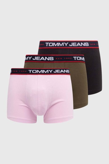 Боксери Tommy Jeans 3-pack чоловічі колір чорний Боксери Tommy Jeans 3-pack чоловічі колір чорний