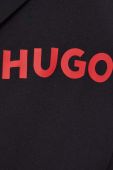 Бавовняний халат HUGO колір чорний (3499874) Бавовняний халат HUGO колір чорний (3499874)