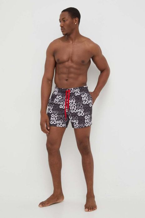 Купальні шорти HUGO колір чорний (3499885) Купальні шорти HUGO колір чорний (3499885)