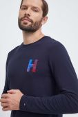 Піжама і тапочки Tommy Hilfiger колір синій візерунок Піжама і тапочки Tommy Hilfiger колір синій візерунок