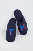 Піжама і тапочки Tommy Hilfiger колір синій візерунок Піжама і тапочки Tommy Hilfiger колір синій візерунок