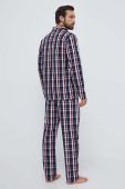Бавовняна піжама Tommy Hilfiger колір синій візерунок Бавовняна піжама Tommy Hilfiger колір синій візерунок