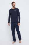 Піжама Tommy Hilfiger чоловіча колір синій з принтом