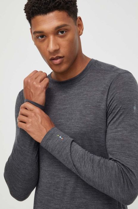 Функціональний лонгслів Smartwool Classic All-Season Merino колір сірий Функціональний лонгслів Smartwool Classic All-Season Merino колір сірий