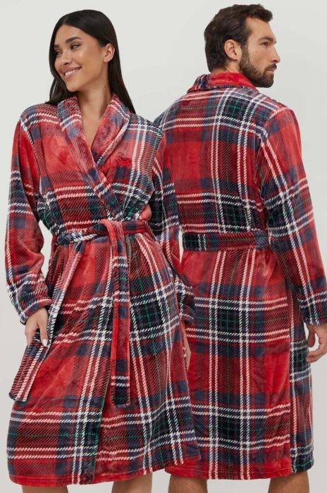 Халат United Colors of Benetton колір червоний (3686280)
