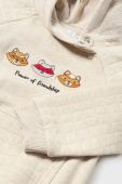 Кофта для немовлят Mayoral колір бежевий з капюшоном з принтом (3413365) Кофта для немовлят Mayoral колір бежевий з капюшоном з принтом (3413365)