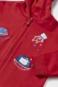 Кофта для немовлят Mayoral колір червоний з капюшоном з аплікацією (3418383) Кофта для немовлят Mayoral колір червоний з капюшоном з аплікацією (3418383)