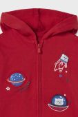 Кофта для немовлят Mayoral колір червоний з капюшоном з аплікацією (3418383) Кофта для немовлят Mayoral колір червоний з капюшоном з аплікацією (3418383)