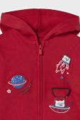 Кофта для немовлят Mayoral колір червоний з капюшоном з аплікацією (3418383) Кофта для немовлят Mayoral колір червоний з капюшоном з аплікацією (3418383)