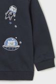 Кофта для немовлят Mayoral колір синій з капюшоном з аплікацією (3418395) Кофта для немовлят Mayoral колір синій з капюшоном з аплікацією (3418395)