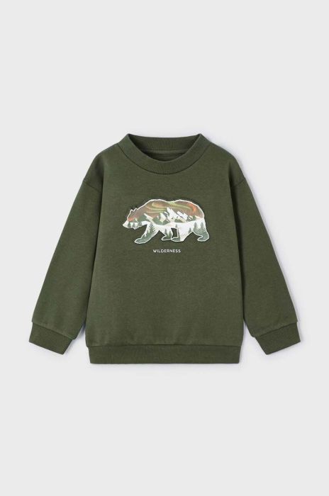 Дитяча кофта Mayoral колір зелений з принтом (3445241) Дитяча кофта Mayoral колір зелений з принтом (3445241)