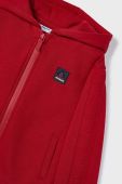 Дитяча кофта Mayoral колір червоний з капюшоном однотонна (3418443) Дитяча кофта Mayoral колір червоний з капюшоном однотонна (3418443)