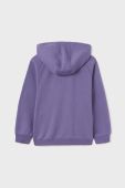 Дитяча кофта Mayoral колір фіолетовий з капюшоном однотонна Дитяча кофта Mayoral колір фіолетовий з капюшоном однотонна
