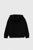 Дитяча кофта EA7 Emporio Armani колір чорний з капюшоном з принтом (3514799)