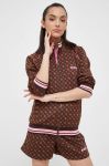 Кофта Guess жіноча колір коричневий візерунок Кофта Guess жіноча колір коричневий візерунок