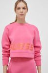 Кофта Guess жіноча колір рожевий з принтом (3312883)
