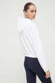 Кофта Tommy Jeans жіноча колір білий з капюшоном однотонна (3365662)