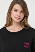 Бавовняна кофта Pinko жіноча колір чорний однотонна (3441482) Бавовняна кофта Pinko жіноча колір чорний однотонна (3441482)