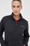 Спортивна кофта Columbia Col Hike Tech колір чорний однотонна Спортивна кофта Columbia Col Hike Tech колір чорний однотонна