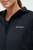 Куртка Columbia жіноча колір чорний перехідна
