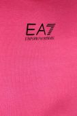 Кофта EA7 Emporio Armani жіноча колір рожевий з капюшоном з принтом (3332607)