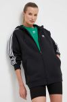Кофта adidas Originals жіноча колір чорний з капюшоном з аплікацією (3351494) Кофта adidas Originals жіноча колір чорний з капюшоном з аплікацією (3351494)