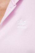 Кофта adidas Originals жіноча колір рожевий з капюшоном однотонна (3359764)