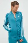 Кофта adidas Originals жіноча колір бірюзовий з аплікацією (3492263) Кофта adidas Originals жіноча колір бірюзовий з аплікацією (3492263)
