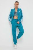 Кофта adidas Originals жіноча колір бірюзовий з аплікацією (3492263)