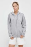 Кофта adidas Originals жіноча колір сірий з капюшоном меланж Кофта adidas Originals жіноча колір сірий з капюшоном меланж