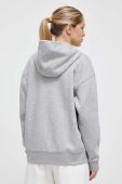 Кофта adidas Originals жіноча колір сірий з капюшоном меланж
