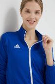 Тренувальна кофта adidas Performance Entrada 22 однотонна колір блакитний