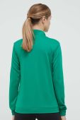 Тренувальна кофта adidas Performance Entrada 22 колір зелений однотонна