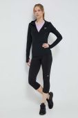 Кофта для бігу adidas by Stella McCartney TruePace колір чорний з капюшоном з принтом