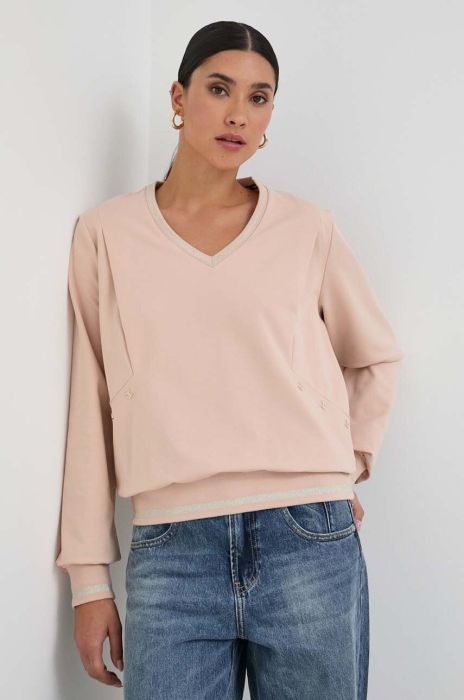 Кофта Liu Jo жіноча колір бежевий однотонна (3543440) Кофта Liu Jo жіноча колір бежевий однотонна (3543440)