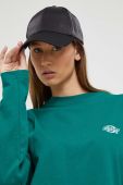 Бавовняний лонгслів Dickies колір зелений Бавовняний лонгслів Dickies колір зелений