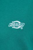 Бавовняний лонгслів Dickies колір зелений Бавовняний лонгслів Dickies колір зелений