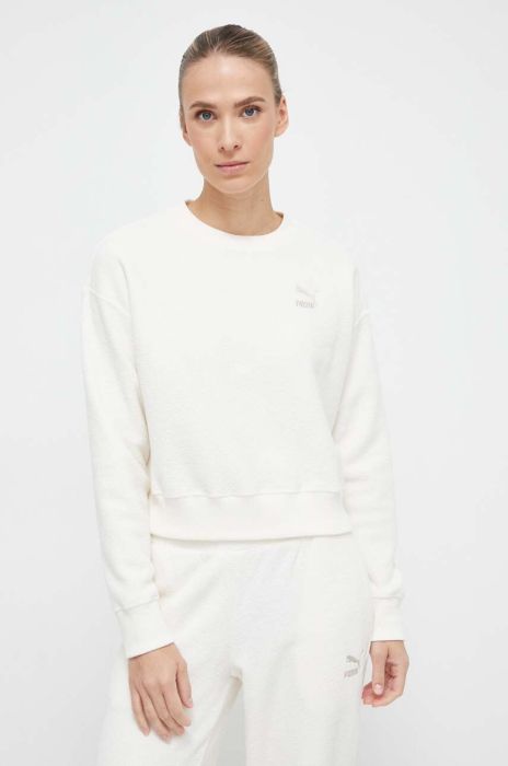 Кофта Puma жіноча колір бежевий однотонна (3653438) Кофта Puma жіноча колір бежевий однотонна (3653438)