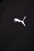 Бавовняна кофта Puma жіноча колір чорний з капюшоном однотонна (3441509)