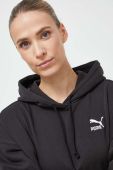 Кофта Puma жіноча колір чорний з капюшоном однотонна (3653442) Кофта Puma жіноча колір чорний з капюшоном однотонна (3653442)