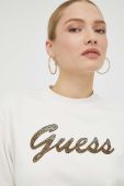 Кофта Guess жіноча колір бежевий з аплікацією (3503662)