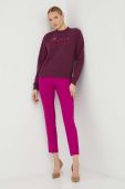 Кофта Guess жіноча колір фіолетовий з аплікацією (3503652)