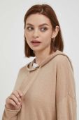 Светр з домішкою кашеміру United Colors of Benetton колір бежевий легкий
