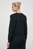 Бавовняна кофта Boss Orange BOSS ORANGE жіноча колір чорний меланж Бавовняна кофта Boss Orange BOSS ORANGE жіноча колір чорний меланж