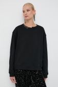 Бавовняна кофта Pinko жіноча колір чорний однотонна (3582031)