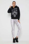 Кофта PLEIN SPORT жіноча колір чорний з капюшоном з принтом (3624778) Кофта PLEIN SPORT жіноча колір чорний з капюшоном з принтом (3624778)