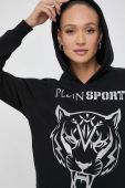 Кофта PLEIN SPORT жіноча колір чорний з капюшоном з принтом (3624778) Кофта PLEIN SPORT жіноча колір чорний з капюшоном з принтом (3624778)