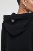 Кофта PLEIN SPORT жіноча колір чорний з капюшоном з принтом (3624778) Кофта PLEIN SPORT жіноча колір чорний з капюшоном з принтом (3624778)